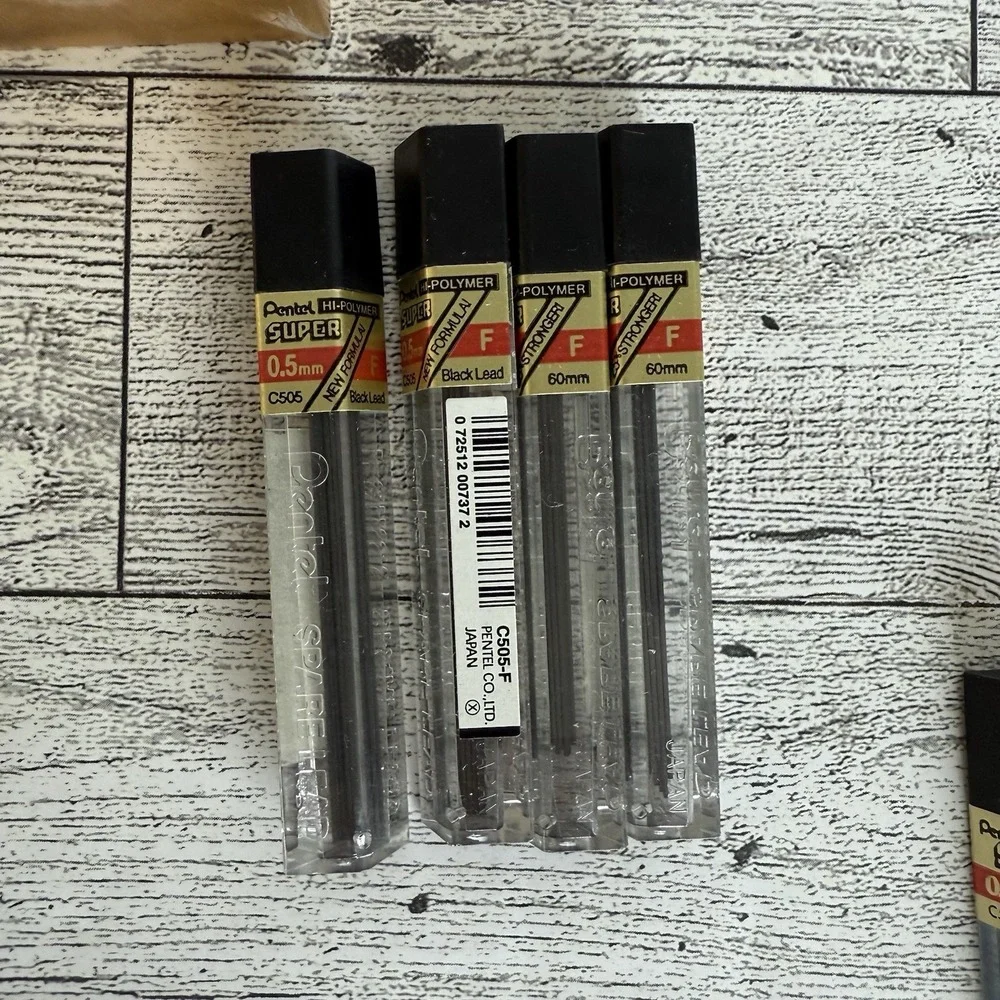 Lead Refills Super Hi Polymer Large Lot 47 Pentel Tubes + 3 Staedtler Tubes